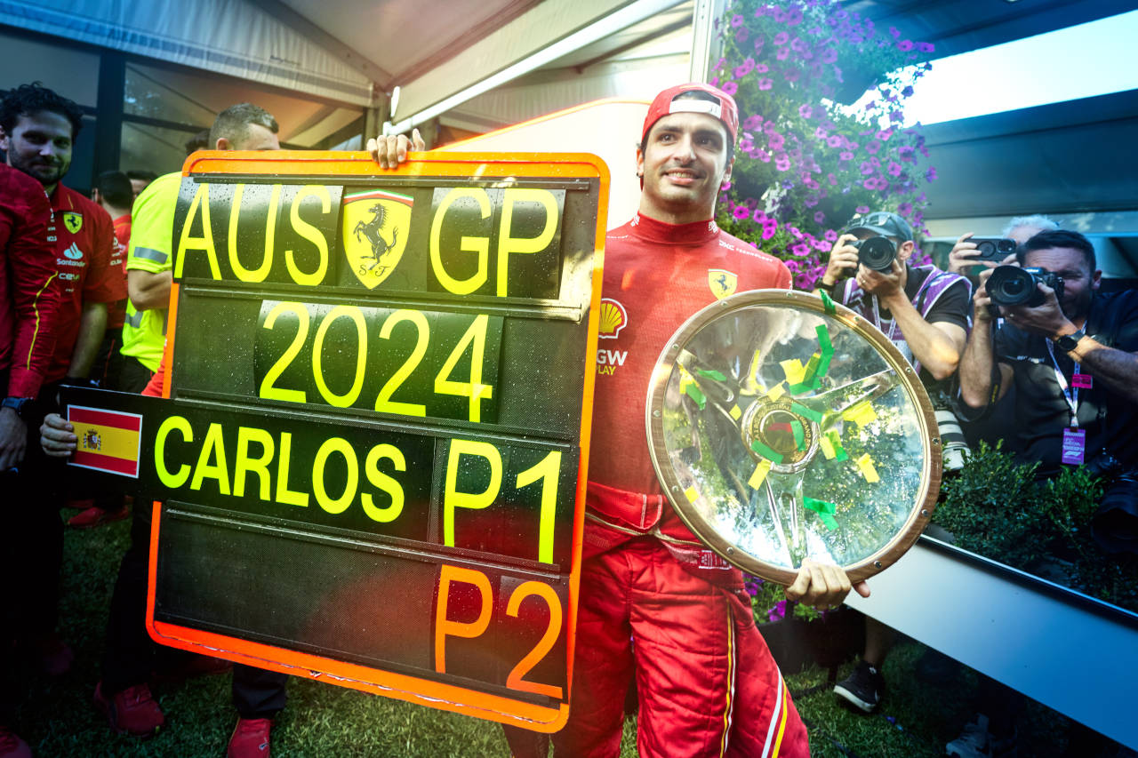 Sainz P1 GP Australia 2024